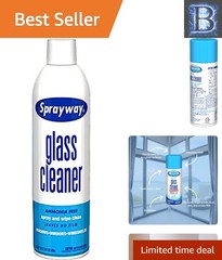 Streak-Free Ammonia-Free Glass Cleaner, 15oz Foaming Action for Sparkling Shine