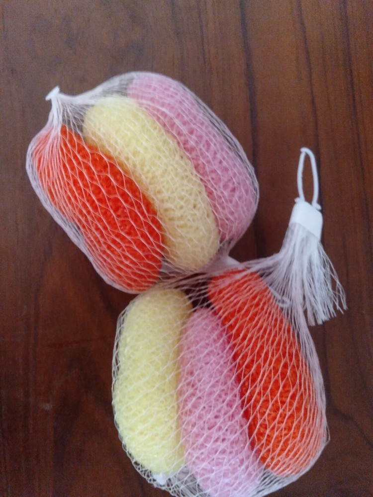 Cleaning Plastic Cleaning Scrubber Kitchen Dish Pot Pan Washing NYLON Jaali 6Pc
