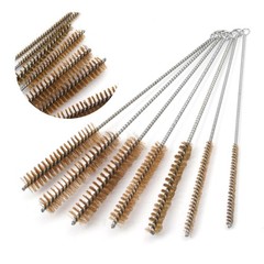 Tube Brush Kit 7Pcs Brass Wire Tube Brushes Stainless Steel Bottle Brush Long Ha