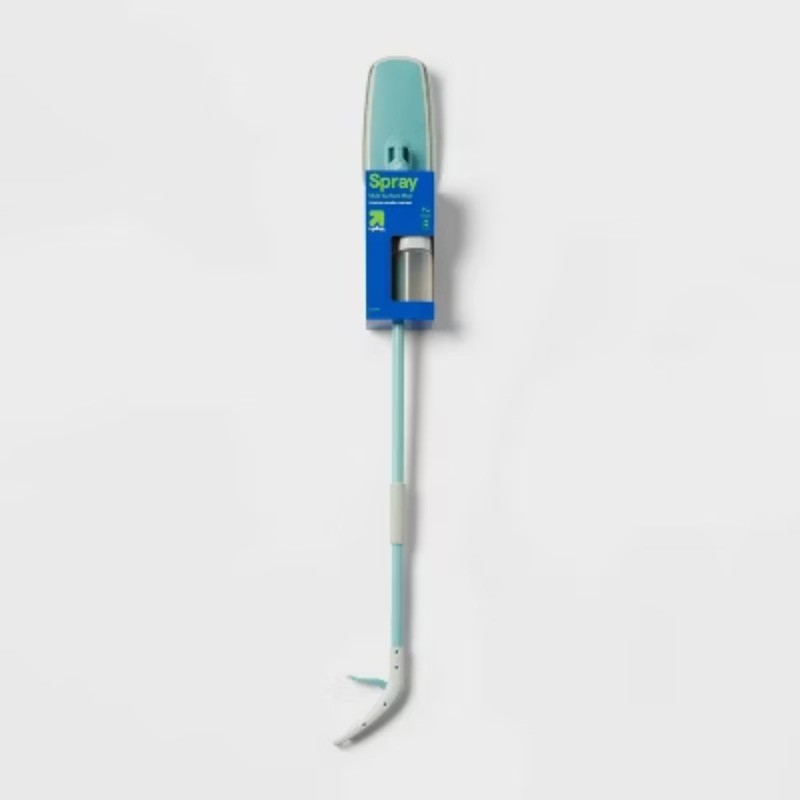 Spray Mop: Multi-Surface, Microfiber, Soft Grip, Hanging Loop
