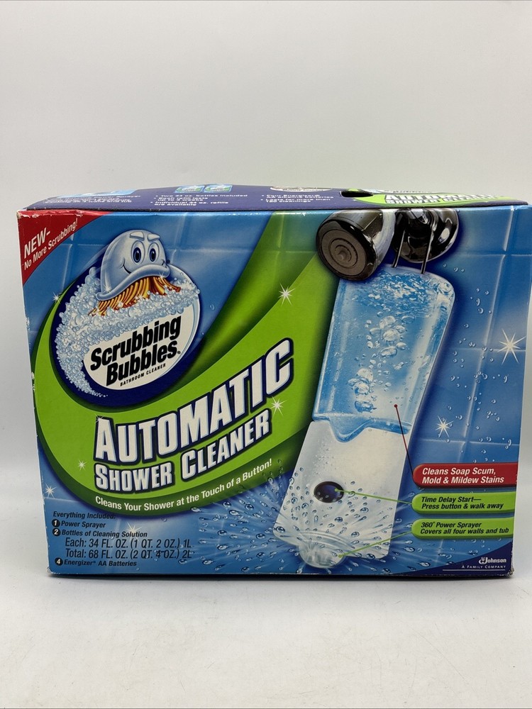 Scrubbing Bubbles Automatic Shower Cleaner Starter Kit New Sealed