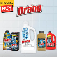 Balance Drain Clog Remover and Cleaner, Non-Corrosive Formula, Safe on All Pipes
