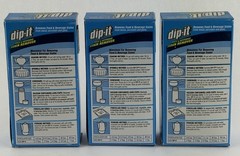 Lot Of 3 dip-it Food & Beverage Stain Remover Powder – 5 fl oz Hard Powder