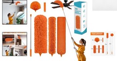 7-Piece Telescoping Microfiber Duster Set – Efficient Cleaning for High Spaces