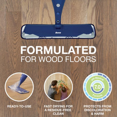Bona Hardwood Floor Cleaner Refill 128 Fl Oz, NEW, Free Shipping