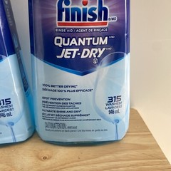 2x Finish Jet-Dry Ultra Rinse Aid, Dishwasher Rinse & Drying Agent (32 fl. oz.)