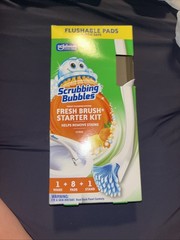 Scrubbing Bubbles Fresh Brush Toilet Bowl Cleaning System Starter Kit NEW