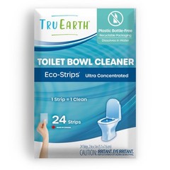 Tru Earth Toilet Bowl Cleaner Eco-Strips | Plastic Jug-Free Septic-Safe Clean