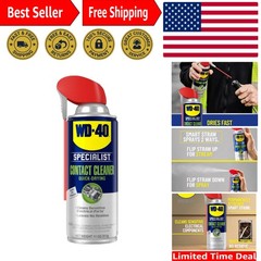 Professional Contact Cleaner Spray, 11 Oz – Residue-Free for Metal & Plastic