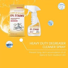 1/2pcs Clean Kitchen Oil Stains Spray, Kitchen Heavy Oil Cleaning Agent 120ml
