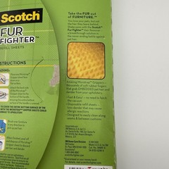 NEW Scotch Fur Fighter Cat Dog Pet Fur Hair Remover 8 Sheets Sheet REFILL