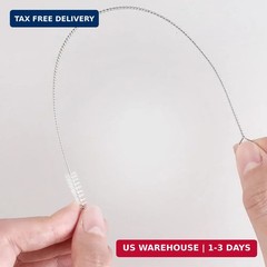 Straw Cleaner Brush Extra Long 12 inch, 10 PCS Straw Cleaner Brush Bristles Diam