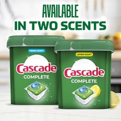 Cascade Complete Dishwasher Pods – Fresh Scent 78 Count (Pack of 1), White