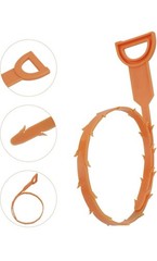 Drain Clog Remover Tool, Includes 5 Plastic and 1 Stainless Drain Snakes, Effect