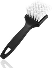 Car Carpet Cleaning Brush, Wheel Hub Scrub Brush Floor Mat Cleani Color: White
