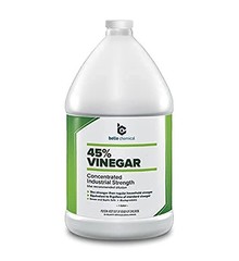 45% Pure Vinegar – Concentrated Industrial Grade 128 Fl Oz (Pack of 1)