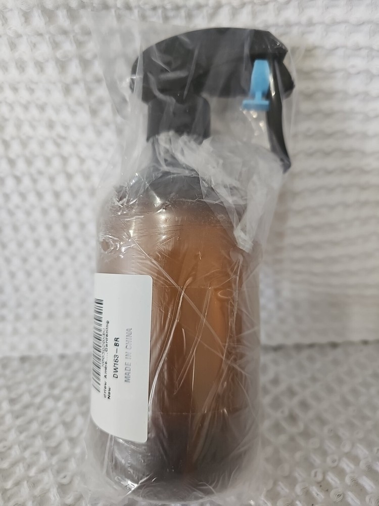 Cleaning Spray Bottle, New, Water Spray Bottle, Amber Colored