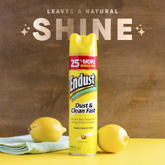 Endust Multi-Surface Dusting and Cleaning Spray, Lemon Zest, 12.5 Ounce (Pack of
