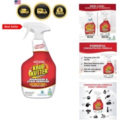 Cleaner Degreaser Spray, 32 oz, Heavy Duty Multi Surface Cleaner for Grease, …