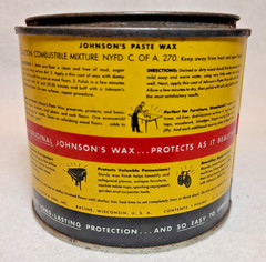 SC Johnson Paste Wax Original Discontinued Formula 1lb Can 90%+ Full, 19+oz