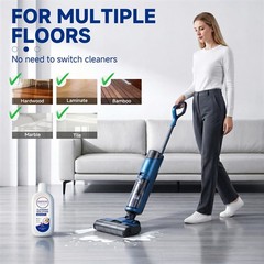 Floor Cleaning Solution Refill for Tineco: Low-Foam, Lavender, 2-Pack