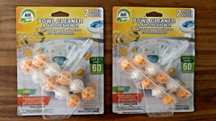 NEW AIR FUSION Rim Hanger Toilet Bowl Cleaner Lemon scent 2 Count 2 Pack
