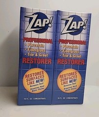 ZAP! Professional Restorer Two Pack Concentrate 2 Count 16 oz w/ Zap Pads NEW