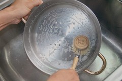 Wooden Dish Brush Made of Renewable Wood and Natural Bristle Tampico Fiber, i…