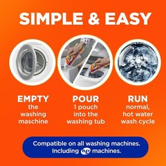 Tide Washing Machine Cleaner, Washer Machine Cleaner with Oxi for Front and Top