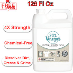 20% Concentrated Vinegar 4X Strength Multi Purpose Cleaner for Home and Industry