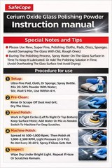 7oz (200g) 99% Cerium Oxide Glass Polishing Powder (7-9 Um) – Removes: Oil Fi…