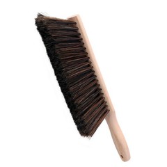 Soft Bristle Hand Brush Wooden Handle Woodworking Shop Bench Sawdust 14″ Brown