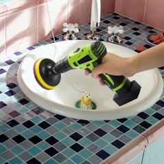 Efficient 4-Inch Drill Brush Set – Reusable Scrubbing Pads for Durable Use