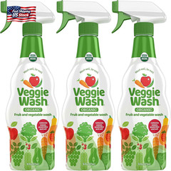 Veggie Wash Organic Fruit and Vegetable Wash, Certified Organic, Ideal for Clean