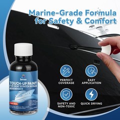 Boat Paint Black Touch Up Pen High-Gloss Boat Scratch Repair Marine Topside B…
