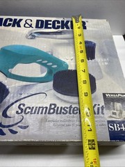 Black &Decker ScumBuster SB400 Cordless Scrubber Kit Blue VersaPak-Used-Open Box