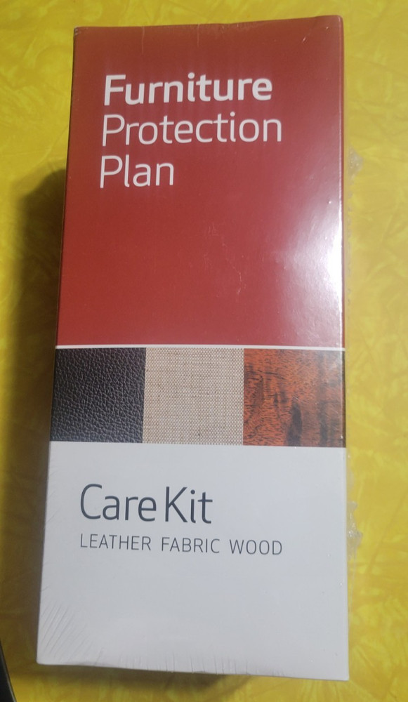 NEW-Furniture Protection Plan Care Kit Leather Fabric Wood New Refresher Polish