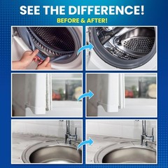 Mold Stain Remover Power Gel Cleaner for Front Loader Washing Machine Seal 7oz