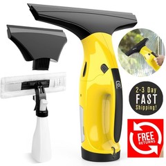 Aspiradora Limpiador De Ventanas De Vidrio Recargable Eléctrico Limpiacristales