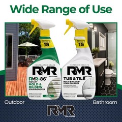 Mold & Mildew Stain Remover Spray Kit – No-Scrub Tub & Tile Cleaner, 2x32oz
