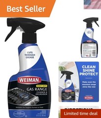 Gas Range Cleaner Degreaser Spray Lemon Stovetop Grill Cooktop Shine