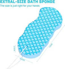 Bath Sponge for Women Loofah Bath Sponges for Shower Exfoliating Shower Sponge