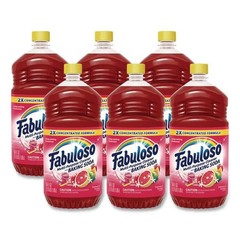 Fabuloso Multi-Use Cleaner, Citrus Scent, 56 oz Bottle, 6/Carton