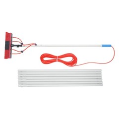 Outdoor Window Clean Water-Fed Rod Set Long Reach Solar Panel Cleaning Brush Kit