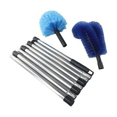 Bristled Head Stainless Steel Ceiling Broom Perfect for Deep Cleaning Tasks